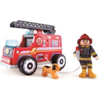 👉 Hape houten brandweerwagen
