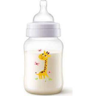 👉 Babyfles jongens transparent baby's Philips Avent Anti Koliek SCF821/12 incl. AirFree-ventiel 260 ml 1 stuk Giraffe 8710103868804
