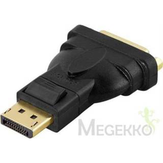 👉 DisplayPort zwart Deltaco DP-DVI-K kabeladapter/verloopstukje DVI-D 7340004658757