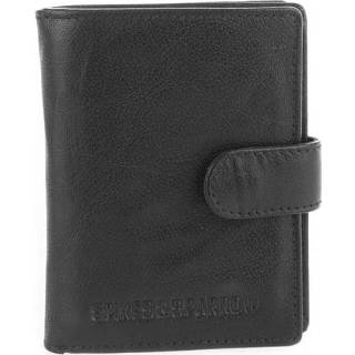 👉 Portemonnee leer nederlands vrouwen volwassenen drukknopen zwart Spikes & Sparrow Billfold RFID 8718749041124