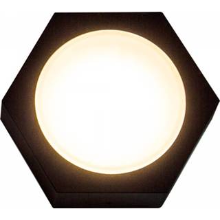 👉 Plafondlamp zwart aluminium Penta LED plafondlamp. 8714732747103