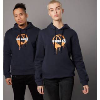 👉 Borderlands 3 Vault 2 Unisex Hoodie - Navy - XXL - Navy blauw