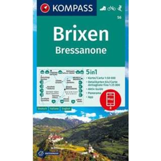👉 Kompass Wanderkarte Brixen Bressanone 9783990447420