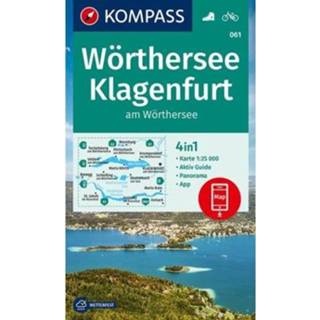 👉 Kompass Wanderkarte 061 Wörthersee Klagenfurt 9783990447536