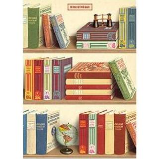 👉 Vintage poster Cavallini Co Library Books 9781635448023