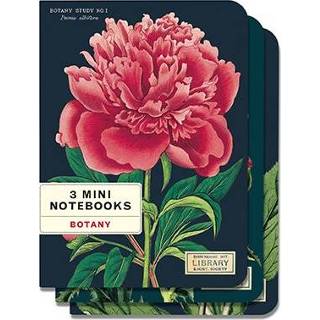 👉 Notitieboek Cavallini Co Notitieboekjes Botany Mini Set Stuks 9781635447255