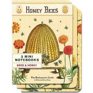 👉 Notitieboek Cavallini Co Notitieboekjes Bees Honey Mini Set 9781635447248