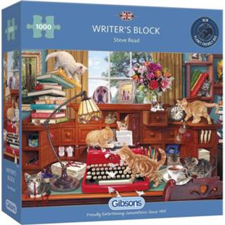 👉 Puzzel engels legpuzzels Writer's Block (1000 stukjes) 5012269062908