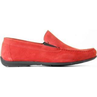 👉 Rood rubber active mannen Cypres Klaasjan Red Herenloafers