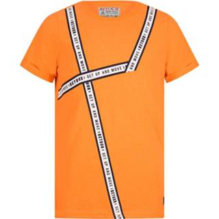 👉 Shirt polyester mannen oranje T-shirt 8718714711250