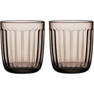 👉 Waterglas linnen glas beige Iittala Raami 0,26 l linnen, per 2 6411923666855