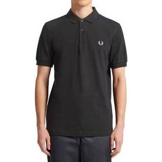 👉 Poloshirt zwart Fred Perry - Plain Polo Shirt Zwart/ Chrome