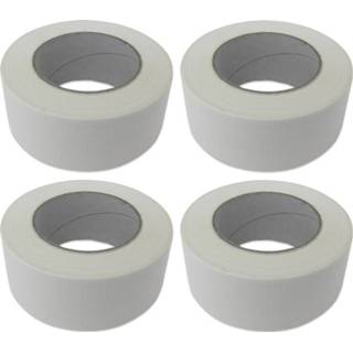 👉 Ducttape wit 4x rol 50mm x 50 meter