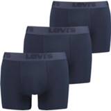 👉 Blauw elastaan male donkerblauw Levi's 3-pack PREMIUM BRIEF -