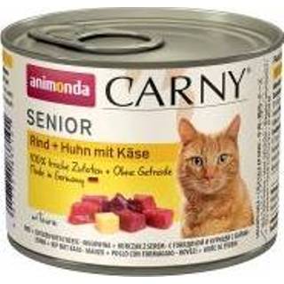 👉 Animonda Carny Senior Kattenvoer 6 x 200 g - Rund & Kalkoenhart