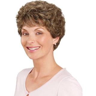 👉 Pruik vrouwen blond 'Bärbel' Lofty donkerblond/honingblond gemengd 4250516909441
