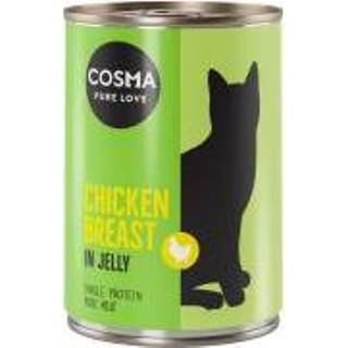 👉 Kattenvoer Cosma Original in Gelei 6 x 400 g Om luchtdicht af te sluiten: universeel blikdeksel (170 en g) 4260077043713 4260077043706 4260077043799 4062911001084 4062911001121