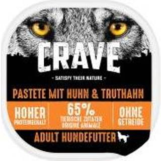 👉 Hondenvoer Crave Adult Pastei 300 g - Kalkoen & Kip 3065890142558 3065890142596 3065890142572