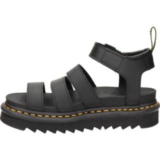 👉 Sandaal leer vrouwen zwart Dr. Martens Blaire sandalen 8719796806544