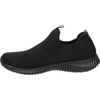 👉 Instappers textiel men zwart Skechers instapschoenen 8719796732775