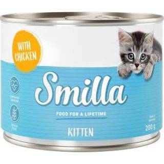 👉 6 x 200 g Smilla Kitten Kattenvoer Kattenvoer - Gemengd pakket