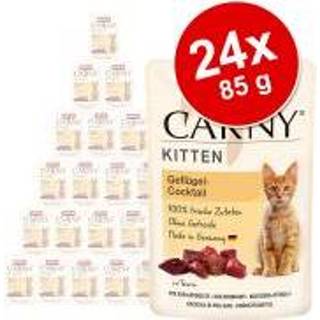 👉 Kattenvoer Animonda Carny Kitten Maaltijdzakjes 24 x 85 g - Rund, Kalf + Kip 4017721830768