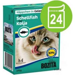 👉 Kattenvoer Bozita Stukjes in Gelei 24 x 370 g - met Zeekrabben 7300330049124