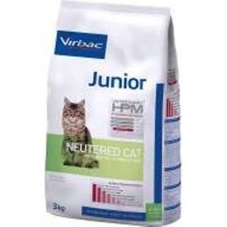 👉 Virbac Veterinary HPM Cat Junior Neutered Kattenvoer - 3 kg