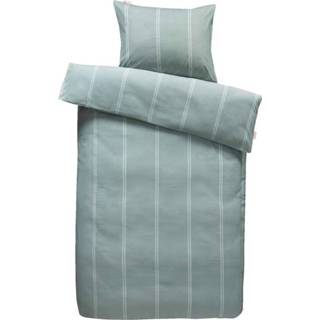 👉 Walra dekbedovertrek Remade Cotton Blend - blauw - 140x200/220 cm - Leen Bakker