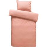 👉 Dekbedovertrek katoen oranje Walra Soft Structure - terra 140x200/220 cm Leen Bakker 8719023382186