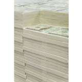 👉 Kruk kunststof active vierkant modern wit Kare Dollar 4025621791928