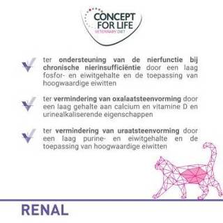 👉 Kattenvoer Concept for Life Veterinary Diet Renal - 3 kg 4062911003736