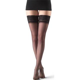 👉 HEMA Hold Ups Met Kant - Matt 15 Denier Naturel (naturel)