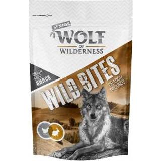 👉 Wolf of Wilderness Snack - Wild Bites Senior 180 g High Valley Rund 4062911002814