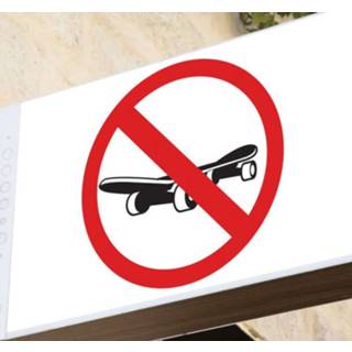 👉 Bord nederlands Verboden om te skaten sticker