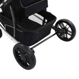 👉 Kinderwagen zwart aluminium multikleur kinderen VidaXL 2-in-1 taupe en 8718475732648