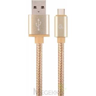 👉 Goud Gembird CCB-MUSB2B-AMCM-6-G USB-kabel 1,8 m 2.0 USB A C 8716309100755