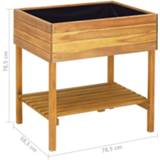 👉 Plantenbak verhoogd 78,5x58,5x78,5 cm massief acaciahout