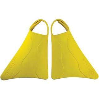 👉 Geel active Finis fishtail 2 fins, geel, maat 22-29