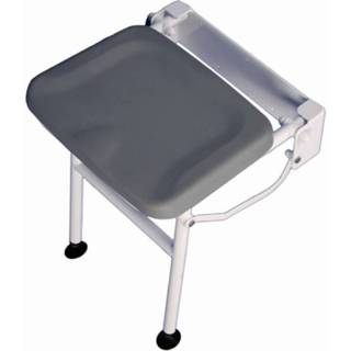 Zeer compacte stevige opklapbare douche stoel met zachte zitting en steunpoten Opklapbare douche stoel - zeer compacte stevige met zachte zitting en steunpoten 5021196594994