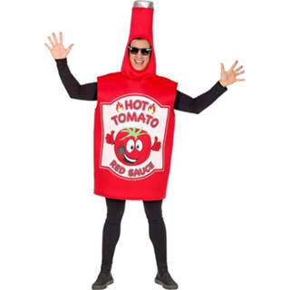 👉 Ketchup active Tomaten fles kostuum voor volwasenen 8003558026005