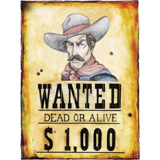 👉 Active Wanted schildjes voor in de feestruimte 8003558506309