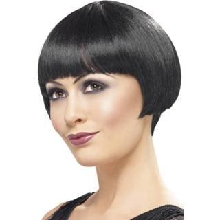 👉 Pruik zwarte active Mooie bob 20s Flapper Noor 5020570420010