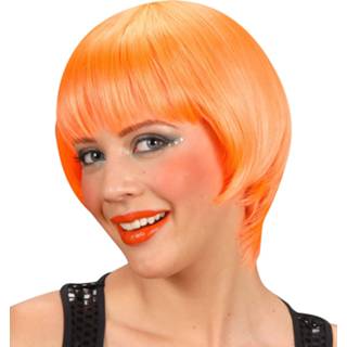 👉 Pruik oranje active rave neon 8003558008650
