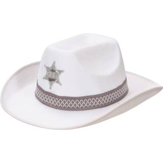 👉 Witte active Sheriffhoed voor cowboys 8003558249206