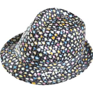 👉 Hoed active Luxe fedora met gekleurde pailletten 8003558018000