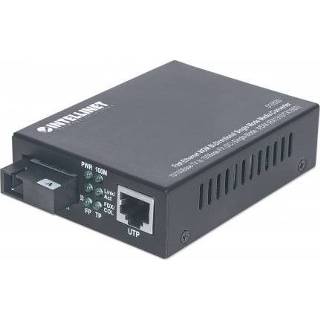 👉 Intellinet 545068 1000Mbit/s Single-mode Zwart netwerk media converter