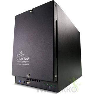 👉 IoSafe 218 Ethernet LAN Mini Toren Zwart NAS - [218-4TB1YR-EU]