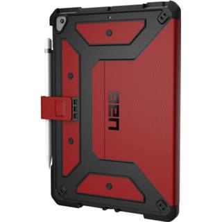 👉 Rood TPU unicolor unisex Metropolis Bookcase voor iPad 10.2 (2019) - 812451033373