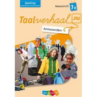 👉 Boek nederlands antwoordenboek ThiemeMeulenhoff algemeen Taalverhaal.nu Spelling 7 Werkschrift B antwoorden 9789006616316
